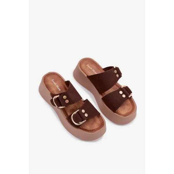  Damensandalen BOTO NELIRAE 42057 KAFFEE 