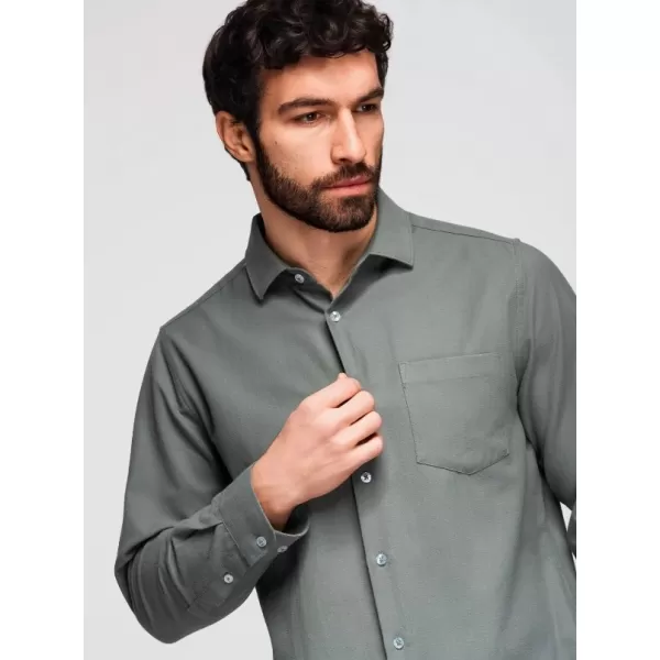  Herrenhemd OMBRE K694 KHAKI 