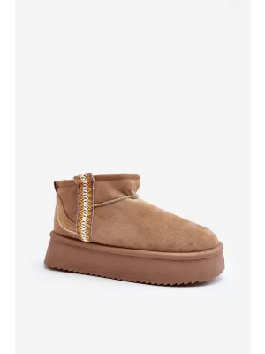 Schneemänner für Frauen BOTO UDRA 29607 KHAKI