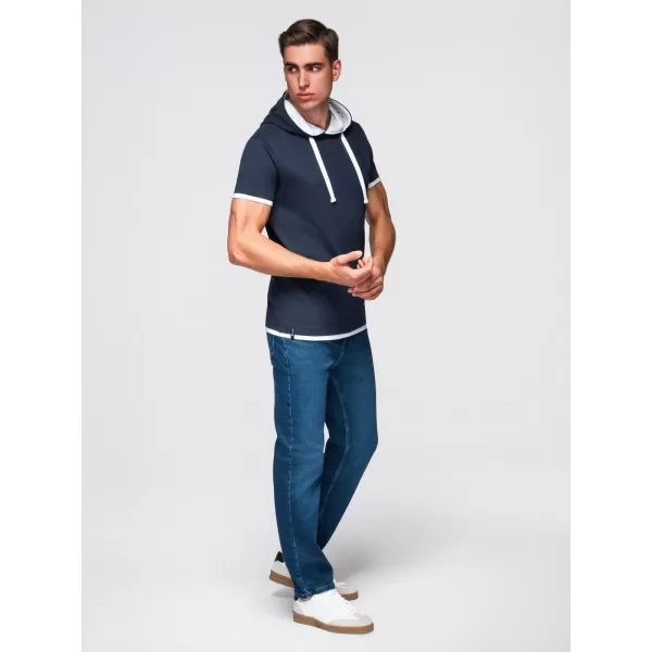  Herren-T-Shirt OMBRE OM-TSCT-0256 MARINEBLAU 