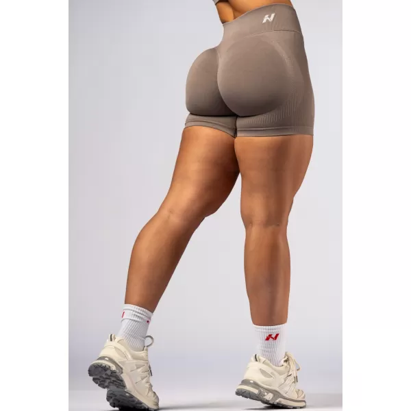  Push-up-Shorts mit hoher Taille POWER 893 LIGHT BROWN ASH Nebbia 