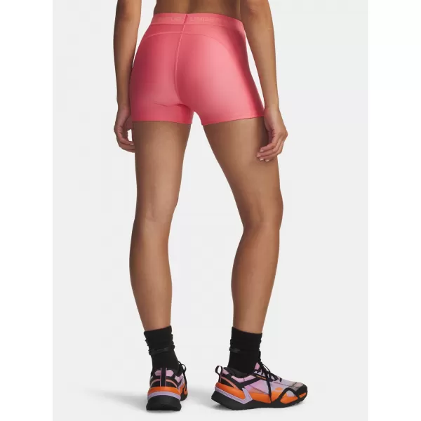  Damen-Shorts UNDER ARMOUR HEATGEAR SHORTY 6010725-600 ROSA 