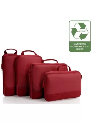Koffer HEYS Ecotex Compression Packing Cube 4 Pc Set ROTER AHORN