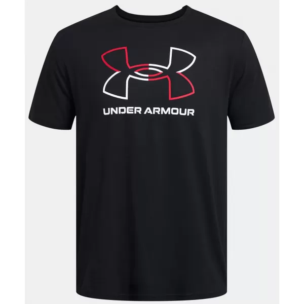  Herren-T-Shirt UNDER ARMOUR GL FOUNDATION UPDATE SS 1382915-001 SCHWARZ 
