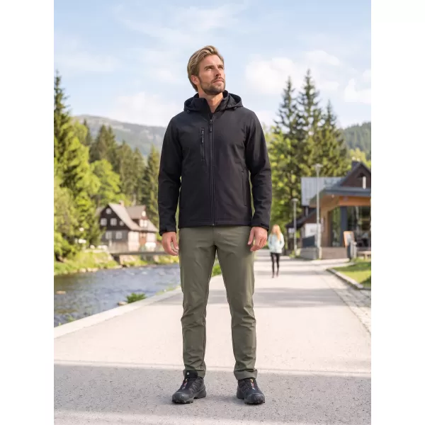  Herren-Softshelljacke ALTISPORT NoPrint NP/ALM845 SCHWARZ 