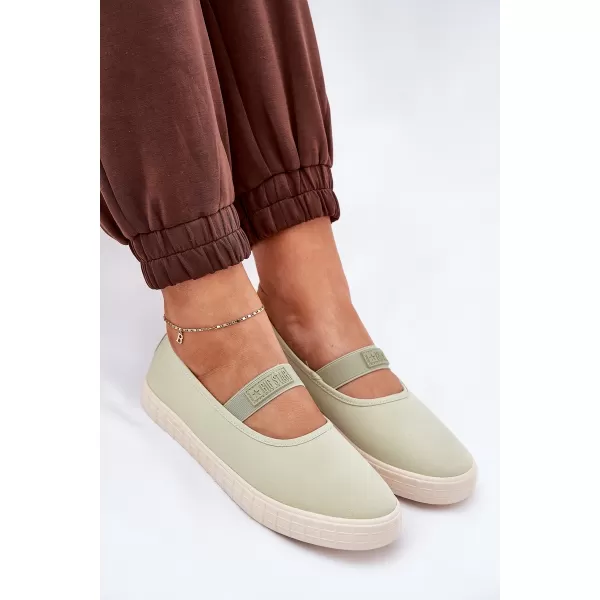  Damen-Sneaker BIG STAR NN274604 GRÜN Big Star Shoes 