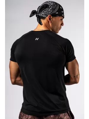 Nahtloses T-Shirt mit kurzen Ärmeln POWER 900 BLACK Nebbia
