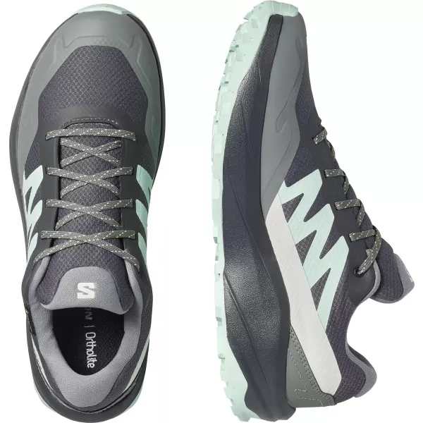  Damenschuhe SALOMON OUTSCAPE GTX W L49144800 ASPHALT/KLARES AQUA/FLECHTEN 
