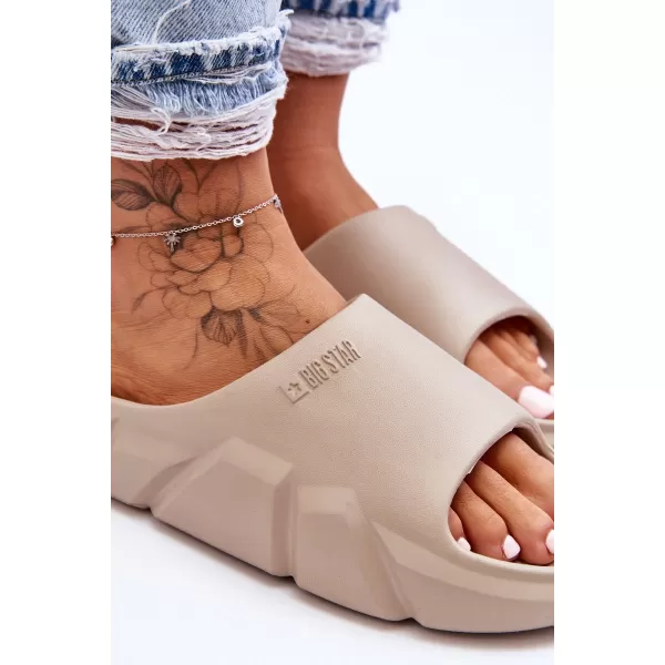  Damenhausschuhe BIG STAR LL274593 BEIGE Big Star Shoes 