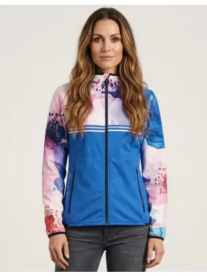 Premium-Softshelljacke für Damen ALTISPORT VOJ/ALW117JACK01 BLAU/ROSA