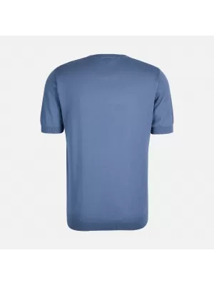Herren-T-Shirt GEOX KNIT G012315 BLAU