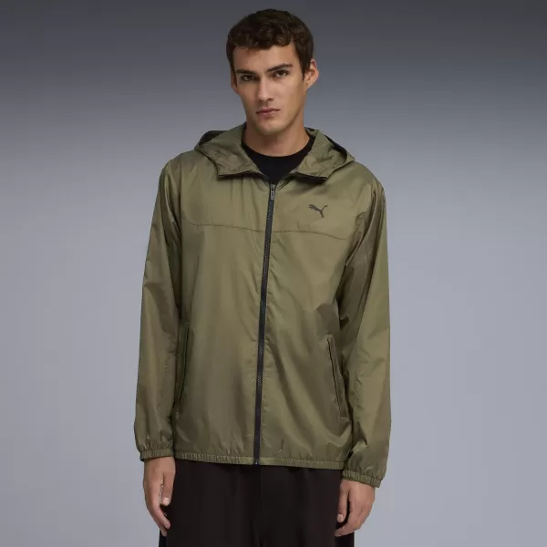  Windjacke für Herren PUMA ESS REGULAR WINDBREAKER 684625_81 LONDONER GRÜN 