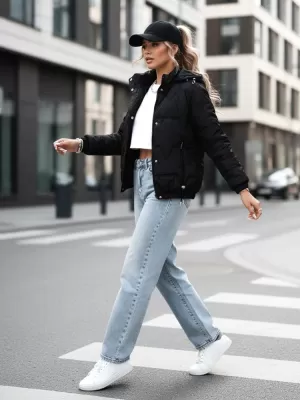 Damenjacke DSTREET TY4175 SCHWARZ