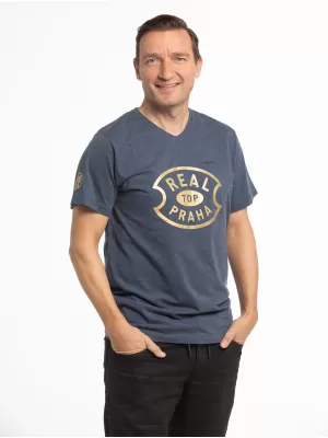 Herren-T-Shirt SAM 73 PROKREPU 003 SILBER/GRAU