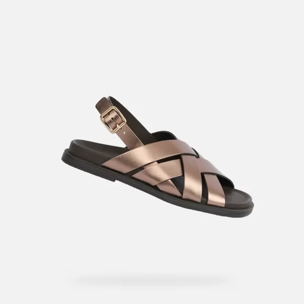  Damensandalen GEOX ADELASH G012818 BRAUN 