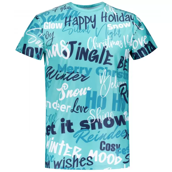  Herren-Weihnachtsshirt Premium ALTISPORT VOJ/ALMVN9TR06 BLAU 
