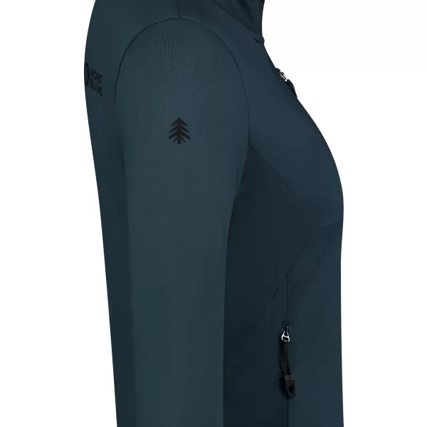  Powerfleece-Sweatshirt für Damen NORDBLANC SEDGE NBWFL8291 BLAUGRÜN 