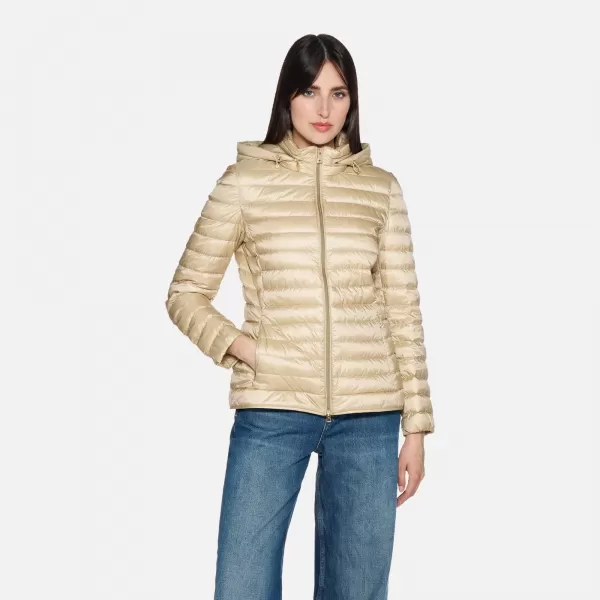  Daunenjacke für Damen GEOX JAYSEN G012393 BEIGE 