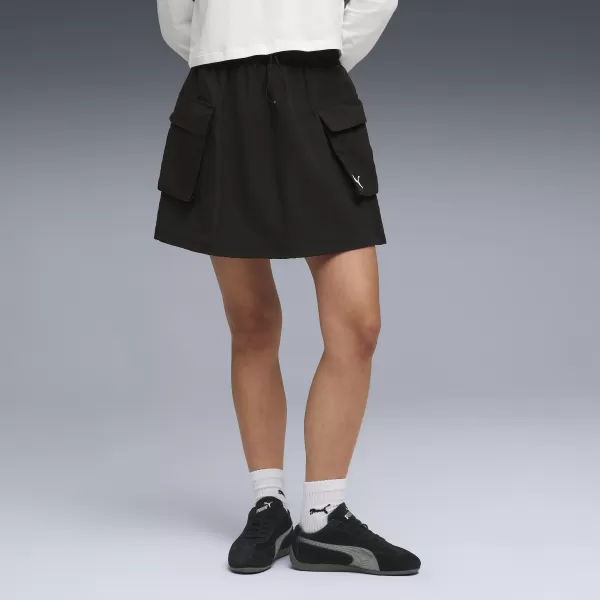  Damenrock PUMA WARDROBE ESS WV CARGO SKIRT 634584_01 PUMA SCHWARZ 