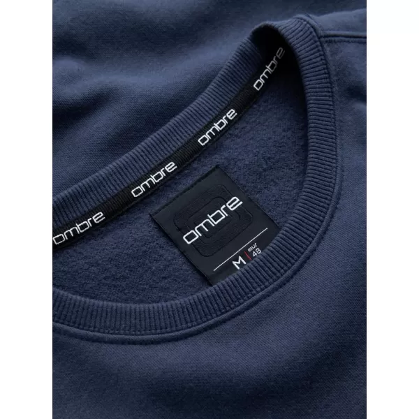  Herren-Sweatshirt OMBRE B1713 MARINEBLAU 
