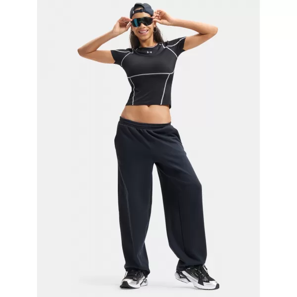  Damen-T-Shirt UNDER ARMOUR HEATGEAR ELITE SS 6015368-008 SCHWARZ 