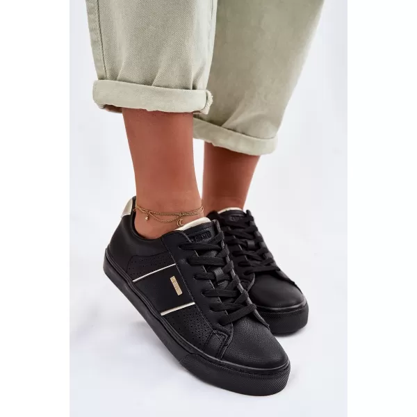  Damen-Sneaker BIG STAR TT274290 SCHWARZ Big Star Shoes 