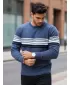 Herrenpullover DSTREET WX2325 BLAU