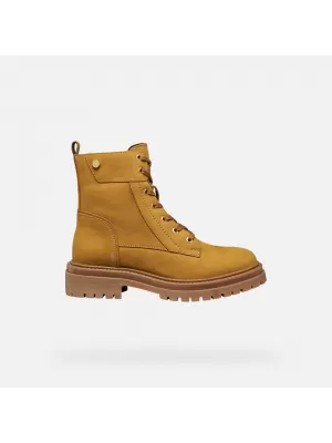 Damen-Stiefeletten GEOX IRIDEA G009240 BERNSTEIN