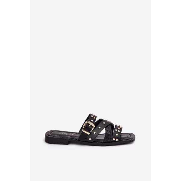  Damenhausschuhe BOTO MANITTE 37865 SCHWARZ 