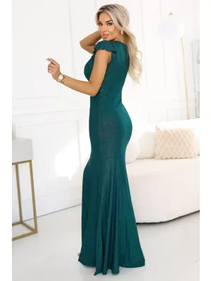 Kleid NUMOCO 598-2 FLASCHENGRÜN