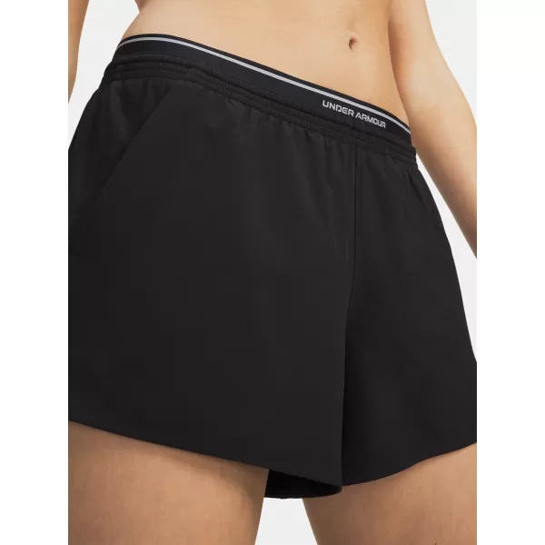  Damen-Shorts UNDER ARMOUR VANISH WOVEN 3IN SHORTS 6009965-008 SCHWARZ 