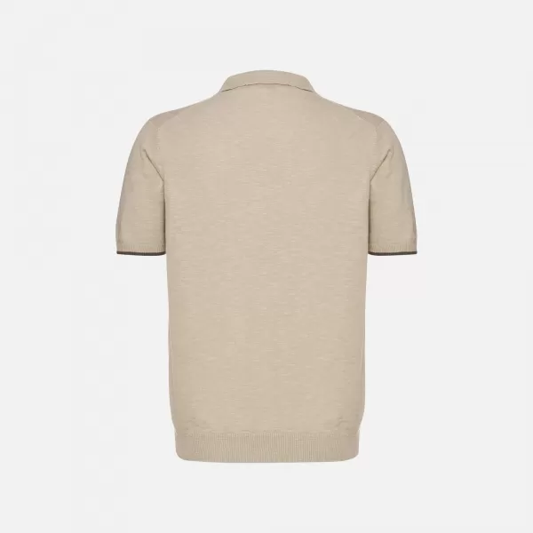  Herren-T-Shirt GEOX KNIT G012318 BEIGE 