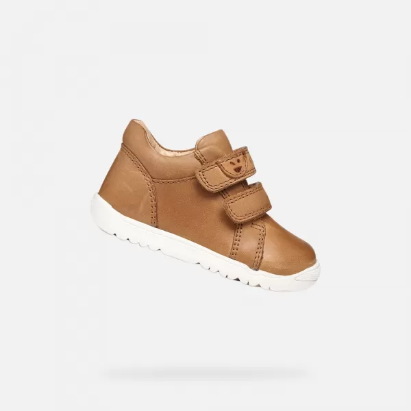  Turnschuhe für Jungen GEOX MACCHIA B254NB000CLC6627 HELLBRAUN 
