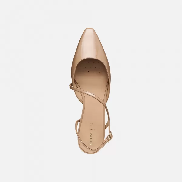  Ballerinas für Damen GEOX GISELDA15 G013213 HELLBRAUN 