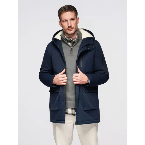  Herrenmantel OMBRE OM-JAPJ-0316 MARINEBLAU 