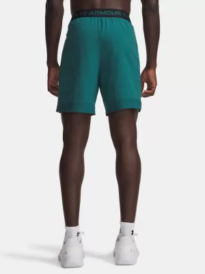 Herrenshorts UNDER ARMOUR VANISH WOVEN 6IN SHORTS 1373718-338 GRÜN