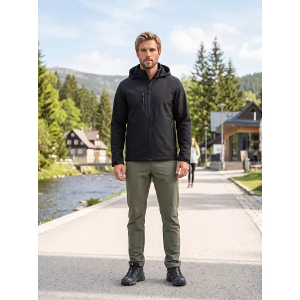  Herren-Softshelljacke ALTISPORT NoPrint NP/ALM845 SCHWARZ 