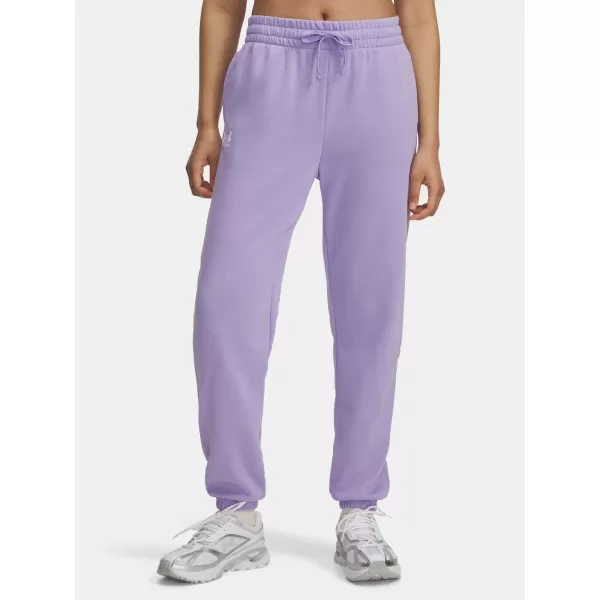  Damen-Jogginghose UNDER ARMOUR UA RIVAL TERRY JOGGERS 1382735-538 LILA 