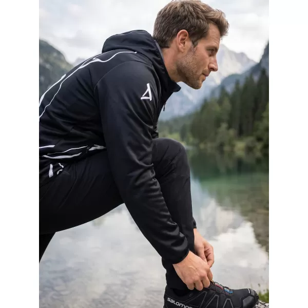  Premium-Softshelljacke für Herren ALTISPORT VOJ/ALM073JACK01 SCHWARZ 