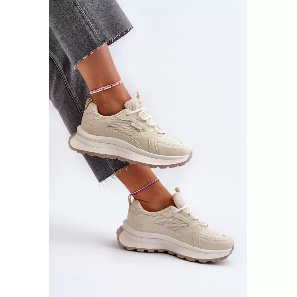  Damen-Sneaker BIG STAR NN274A105 BEIGE Big Star Shoes 