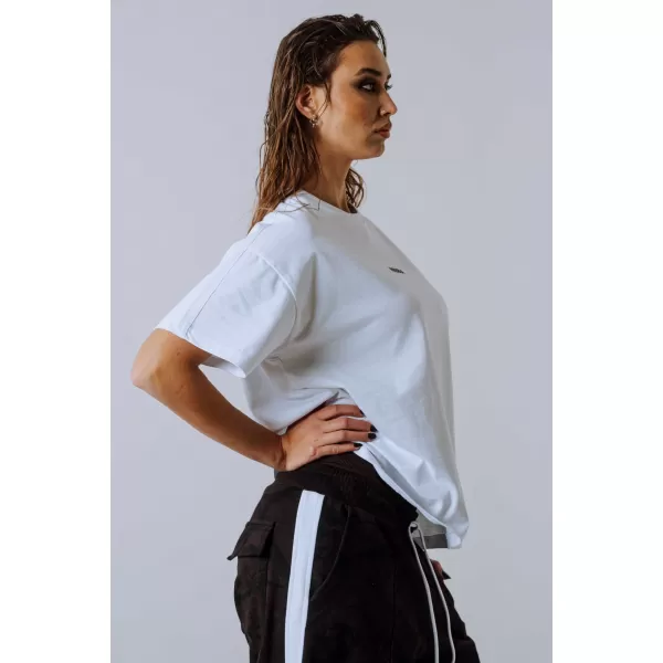  T-Shirt mit entspannter Passform POWER 894 WHITE Nebbia 