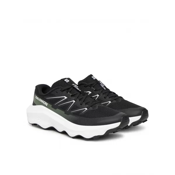  Herrenschuhe SALOMON ULTRA FLOW 2 L47883500 SCHWARZ/WEIß/AGAVENGRÜN 