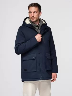 Herrenmantel OMBRE OM-JAPJ-0316 MARINEBLAU