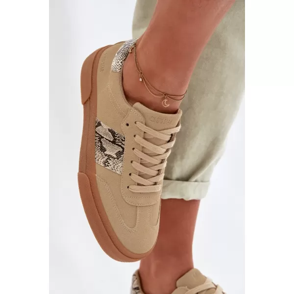  Damen-Sneaker BIG STAR TT274298 BEIGE Big Star Shoes 