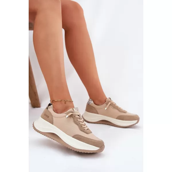  Damen-Sneaker BIG STAR RR274A345 BEIGE Big Star Shoes 