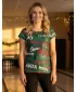 Premium-Weihnachts-T-Shirt für Damen ALTISPORT VOJ/ALWVN9TR06 GRÜN