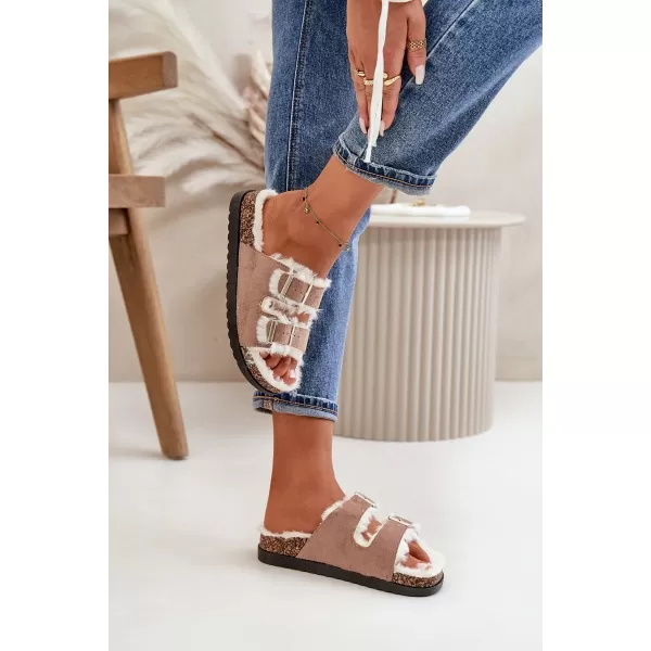  Damenhausschuhe BOTO EZILENA 33315 KHAKI 