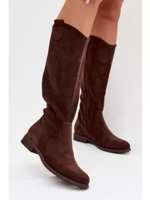 Damenstiefel S.BARSKI HY61-8022 BRAUN