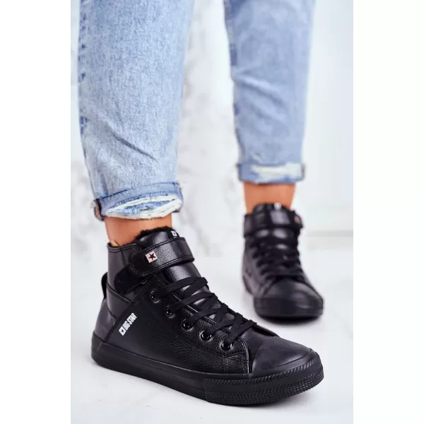  Damen-Sneaker BIG STAR V274542FW SCHWARZ Big Star Shoes 