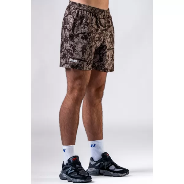  Trainingsshorts POWER 902 LIGHT BROWN CAMO Nebbia 